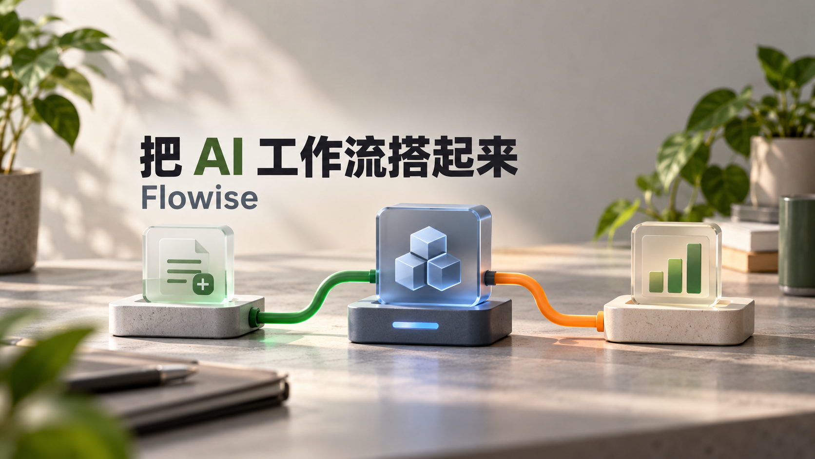 用 Flowise 本地部署一个可视化 AI Agent 工作流平台封面