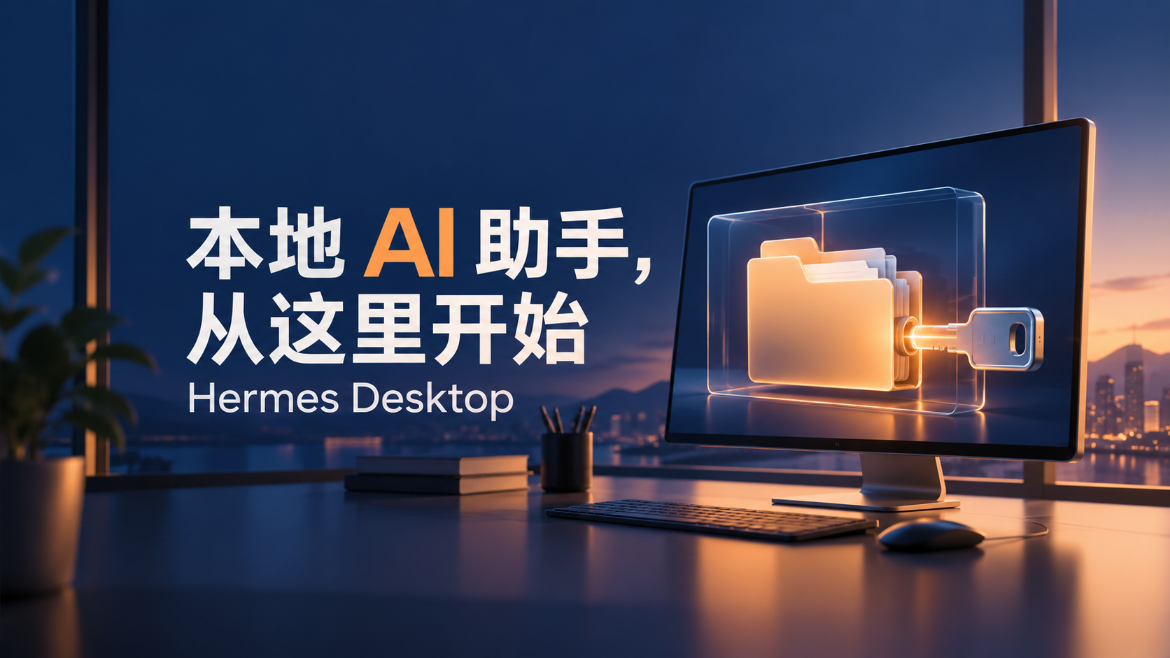 Hermes Desktop 教程：安全完成安装、模型接入与首个任务封面