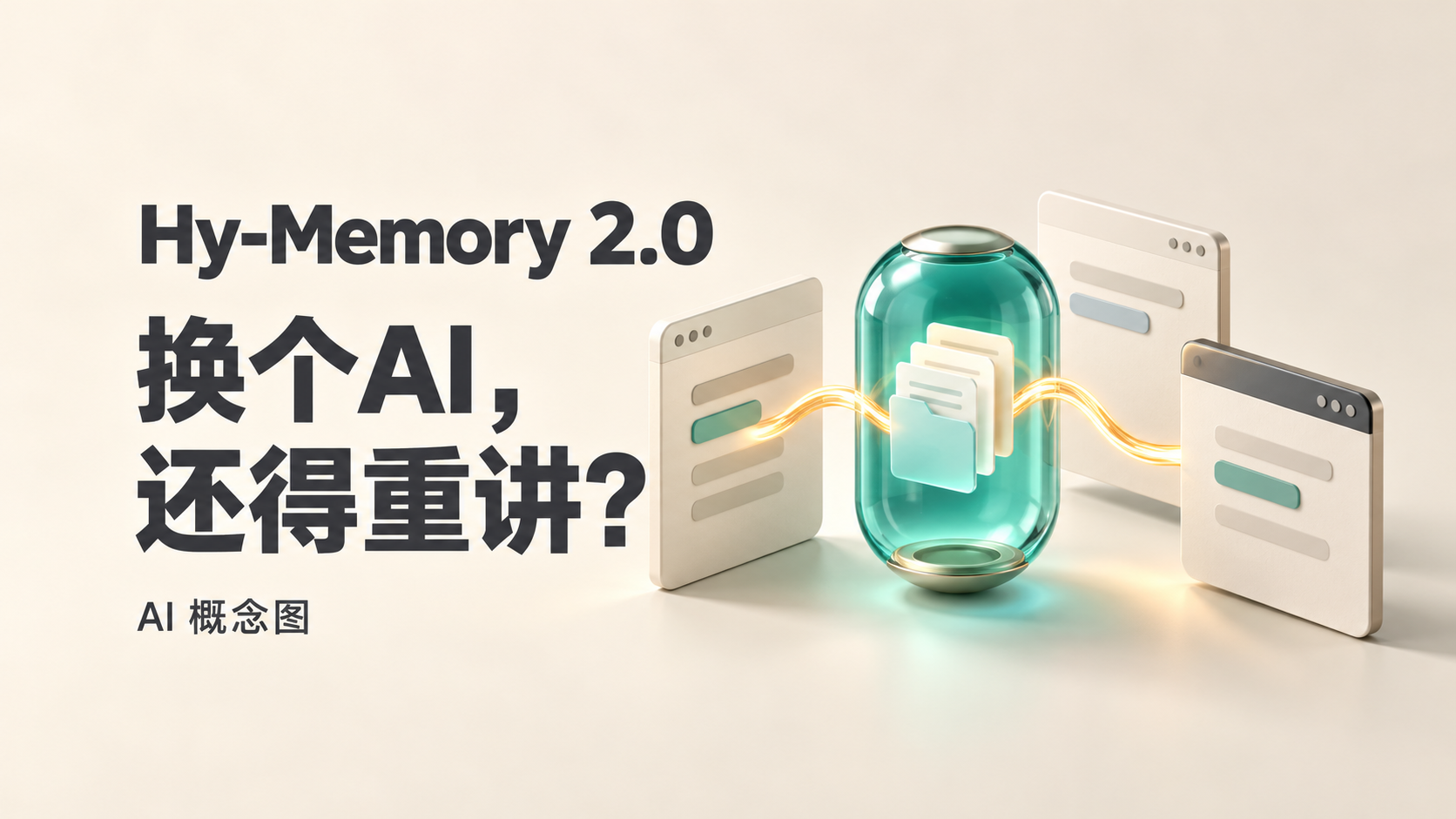 不想反复给AI补背景？腾讯把“跨工具记忆”开源了封面