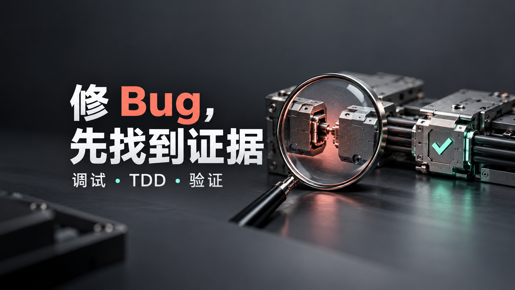 程序员技能专题：用系统化调试、TDD 和完成前验证修复一个真实 Bug封面