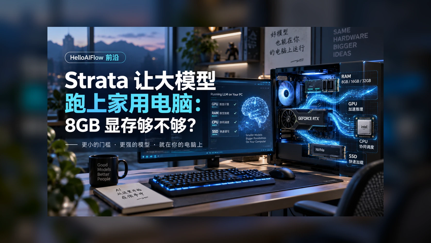 Strata 让大模型跑上家用电脑：8GB 显存够不够？封面